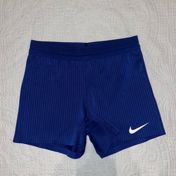 Nike ADV Aerowift Royal Blue Running Racing Shorts - Picture 1 of 3